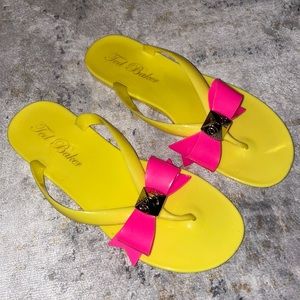 Ted Baker Jelly Flip Flops Size 5/7.5